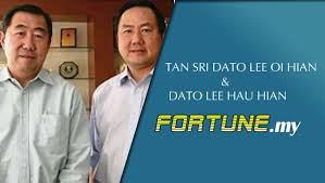 Below is the entry form. Tan Sri Dato Lee Oi Hian Dato Lee Hau Hian Fortune My