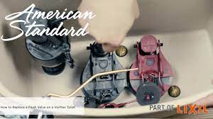 How To Replace A Flush Valve On An American Standard Vormax Toilet Youtube