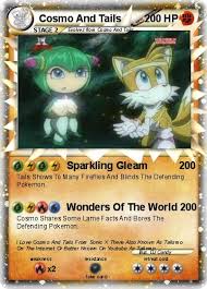 This folder is dedicated to the sonic x and tailsxcosmo fans. Pokemon Cosmo And Tails