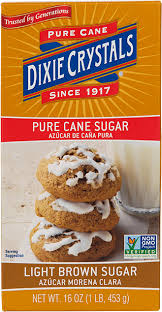 1 Lb Light Brown Sugar Box Dixie Crystals
