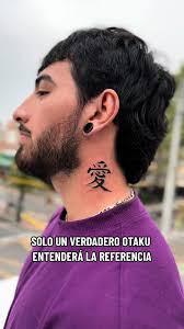 Tatuaje De Gaara En El Cuello