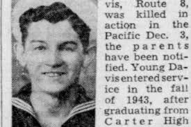 East Tennessee Veterans Memorial Association — Davis, Bernard H.