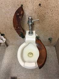 #toilet #leaks #plumbing #like #viral #fix The Toilet Seat In The Old Part Of My Hospital There Is A Stall That Looks Like It Was Built Years Later I Thought It Might Have To Do With Wheelchair Access