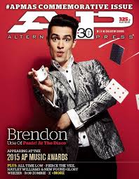 Panic At The Disco All My Friends We Re Glorious Ap 325 2 August 2015 Apmas Omg So I Wished For It For My Bday And My Amazing Friend Got It For Me I Was So Happy Brendon Urie Ap Music Awards Disco