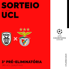 Lista de jogos e resultados oficiais da uefa champions league. Benfica Joga No Reduto Dos Gregos Do Paok Na Terceira Pre Eliminatoria
