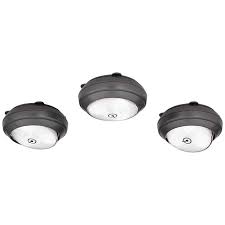Rite Lite 3 Pack Gray Battery Powered Cordless Led Lights 28005 Lamps Plus
