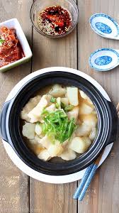 One Pot Hand Torn Noodle Potato Soup Sujebi Kimchichick Recipe Asian Cuisine Recipes Stew Recipes Soup
