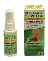 Seagate Olive Leaf Throat Spray Chest Congestion Remedies Chest Congestion Post Nasal Drip Cough