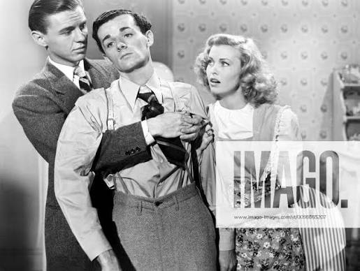 THE TOWN WENT WILD, from left, Jimmy Lydon, Freddie Bartholomew, Jill  Browning, 1944 Courtesy