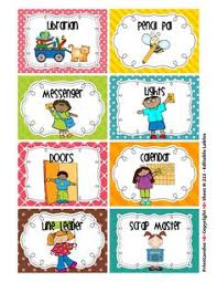 Preschool Job Chart Clipart 4 Clipart Station