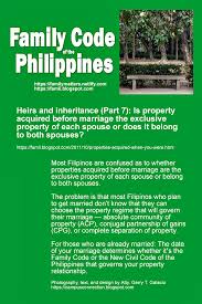 Property Acquired Before Marriage Exclusive Property Of Each Spouse Or Owned By Both Spouses Before Marriage Marriage Constitution Of The Philippines
