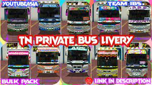 Unzip the archive if not already done by please read this! Tn Private Bus Livery For Bussid Bussid Livery Bus Livery Youtubeasia Youtube