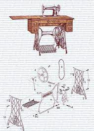 Sewing is both practical and artful. Diagram Of A Singer Treadle Machine Sewing Machine Drawing Singer Sewing Machine Vintage Vintage Sewing Machines