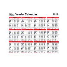 This calendar is available in two styles both of which are very elegant. Letts Yearly Calendar 2022 22 Tyc