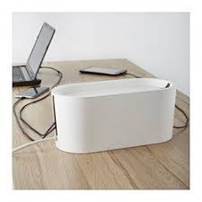 Romma Kabelsammler Mit Deckel Weiss Ikea Deutschland Cable Management Box Cable Management Cable Box