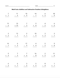 This set is often in the same folder as. A Series Of Math Facts Covering Addition And Subtraction From 1 20 Each Level Math Facts Addition And Subtraction Worksheets Addition And Subtraction