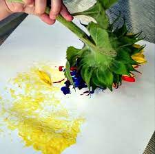 You will love this wonderful activity which is fun and easy to make with children. Preschool Painting With Flowers Mommy Evolution