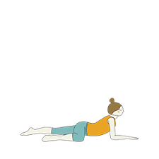 Sphinx Pose With Half Frog Pose Legs Yoga Salamba Bhujangasana Ardha Bhekasana Pada Yoga Sequences Benefits Variations And Sanskrit Pronunciation Tumm Yoga Poses Yoga Asanas Yoga Postures