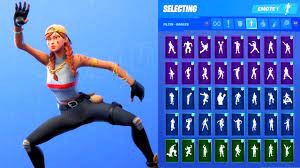 Check spelling or type a new query. Aura Skin Showcase With All Fortnite Dances Emotes Youtube