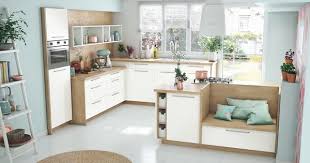 Cuisine Blanche Modele Copacabana Cuisine Equipee Meuble Rangement Plinthe Bois