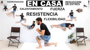 Bandas elásticas de resistencia o para ejercicios, ropa cómoda. Rutina En Casa Sin Equipo Resistencia Fuerza Flexibilidad Youtube