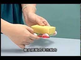製作橡皮筋動力車 youtube diy science diy toys crafts for kids