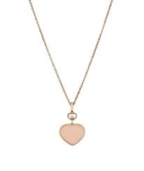 Heart pendant necklace in 10k rose gold $275.00 $39.99 pearl bonus buy $39.99 pearl bonus buy (3) more like this. Chopard Rose Gold Pink Stone Happy Hearts Pendant