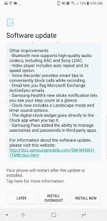 Step 1download the nougat bqk2 firmware · step 2power off & boot into recovery mode · step 3install the bqk2 nougat build in recovery · step 4 . Us Unlocked Galaxy Note8 Is Now Getting Oreo Gsmarena Com News