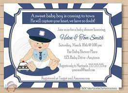 Pin By Lisa On Baby Shower Baby Shower Invitations Diy Police Baby Shower Coed Baby Shower Invitations