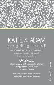 Modern Bloom Wedding Invitation Etsy Casual Wedding Invitations Wedding Invitation Wording Casual Backyard Wedding Invitations