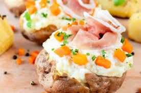 Pommes De Terre Farcies Au Fromage Jambon Et Potiron Pommes De Terre Farcies Recette A Base De Potiron Recette Pomme