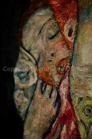 Un peu comme renoir qui peignait des fleurs pour se reposer en 1916, en pleine première guerre mondiale, klimt revient sur le sujet de la mort avec une toile, intitulée « la vie et la mort ». Gustav Klimt Tod Und Leben 1910 1911 La Mort Et La Vie Musee Leopold Vienne Autriche Detail Veronique Durruty Photographies