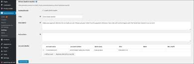 Direct bank transfer connects your consumers' banks to your website, to instantly receive guaranteed funds. How To Enable Bank Transfer Payment In Woocommerce Hostonnet Com