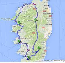 Corsica Road Trip Map Corsica Road Trip Trip