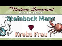 Nicht, dass sie keinen ehrgeiz besäße. Steinbock Mann Krebs Frau Liebe Und Partnerschaft Youtube In 2020 Steinbock Mann Steinbock Horoskop Partner