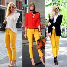 Pin De Luz Marina En Fashion Stuff Pantalon Amarillo Mujer Pantalones Mostaza Mujer Ropa Amarilla