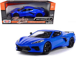 We're assuming these paint colors were selected based on purchasing volume and/or customer surveys. 2020 Chevrolet Corvette C8 Stingray Blue Metallic Timeless Legends 1 24 Diecast Model Car By Motormax Walmart Com Walmart Com