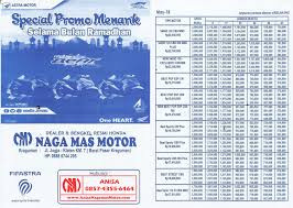 Harga Motor Honda Di Naga Mas Klaten Bapakmotor