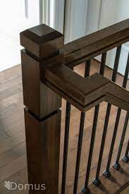 Learn about painting and refinishing costs. Modern Staircase With Square Zen Posts Black Metal Spindles And Shoes Modern Staircase Stairs Design Interior Wooden Staircase Railing