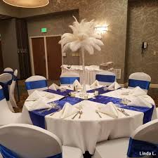 Royal Blue Themed Satin Table Runner Showcase From Efavormart Diy Diycrafts Eventsdecoration Events Eventdecor E Blue Party Decorations Event Decor Decor