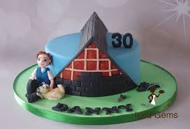 Roofer Cake Cake Iced Gems Birthday Cake