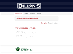 Maybe you would like to learn more about one of these? Dillon S Gift Card Balance Check Balance Enquiry Links Reviews Contact Social Terms And More Gcb Today