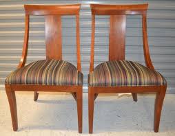 Ethan Allen Medallion Splatback Dining Side Chairs Two Cherry 25 6400 265 B Ebay Side Chairs Dining Chair Dining Chairs