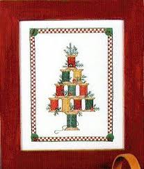 Christmas Spool Tree Cross Stitch Chart