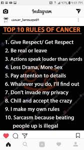 10 Rules Of Cancer Cancer Quotes Zodiac Cancer Zodiac Facts Zodiac Signs Cancer