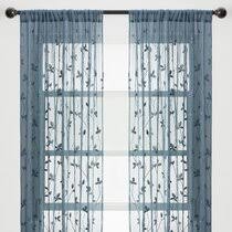 Check spelling or type a new query. Blue Floral Curtains Drapes You Ll Love In 2021 Wayfair