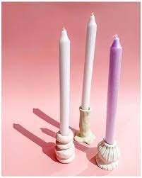 Diy Clay Candlestick Holders Diy Candle Holders Ideas Projects Diycandleholdersideasprojects In 2021 Clay Candle Holders Diy Pottery Clay Candle