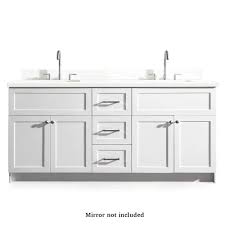 Improve access using drawer kitchen cabinets from howdens. High Quaity Dkb Bradford Series 73 Inch Double Rectangle Sink Bathroom Vanity Cabinet In White Pure White Quartz Countertop 4 Soft Closing Doors 3 Full Extension Dovetail Drawers