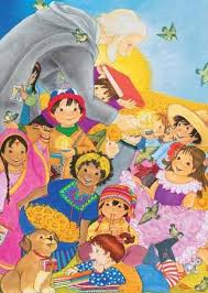 San Jose De Calasanz Art Painting Holy Cards