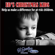 🎄 Make a Child's Christmas Bright at Ed Sherling Ford! 🎁 Stop by the  dealership and choose a name from our Christmas tree. Pick out a gift for  the at-risk child you've